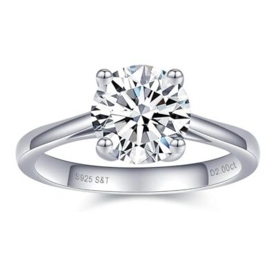 Moissanite Ring (4prong)